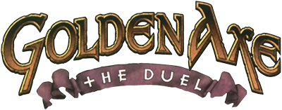 Golden Axe The Duel title screen for Sega Saturn